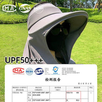 Women's Summer UV Protection Sun Hat with Neck Flap and Wide Brim for Outdoor Cycling