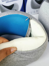 360-Degree Neck Support Travel Pillow for Office Naps and Rest