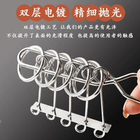 Classic Metal Interlocking Puzzle Rings for Kids and Adults, Brain Teaser Game
