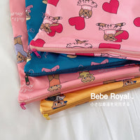 Korean Ins Cartoon Bear Portable Cosmetic Travel Pouch