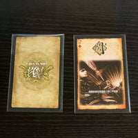 Three Kingdoms Card Sleeves, Transparent Glossy Flat Mouth Protective Sleeves for Wide & Narrow Board Game Cards