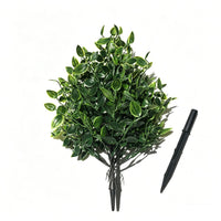 Artificial Mandrake Plant with Ground Stake for Indoor/Outdoor Decor