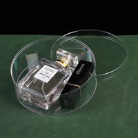Clear PS Plastic Round Storage Box with Lid for Baking and Gifts