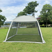 Outdoor Camping Mosquito Net Tent with Sunshade and Rainproof Canopy