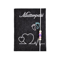 Felt Coin Purse with Snap Closure - Minimalist Card Holder Wallet