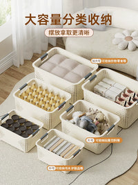 Plastic Storage Bins for Snacks, Toys, and Household Organization