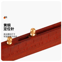 Multifunctional Fishing Line Knot Tying Tool with Rosewood Handle