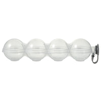 4-Cavity Sphere Ice Ball Maker Mold for Whiskey and Cocktails