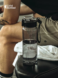 Coldbottled Large Capacity Tritan Sports Water Bottle with Straw/Direct Drink Spout