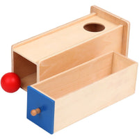 Montessori Wooden Coin Box and Shape Matching Educational Toy for Toddlers 0-3 Years
