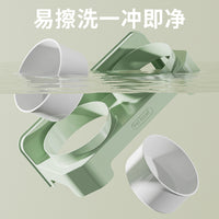 Elevated Pet Feeding Bowl for Cats and Small Dogs, Tilted Neck Protection Food and Water Dish, Non-Slip Design
