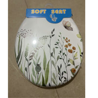 Thickened PVC Toilet Seat Cover with Waterproof Printed Patterns