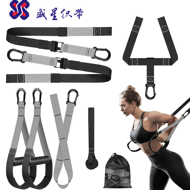 Suspension Trainer Kit for Home Gym Core Strength Resistance Training