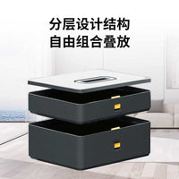 Portable Multi-functional Industrial Grade Tool Box with Upper and Lower Compartments
