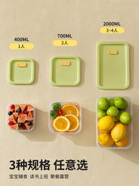 Portable Food Storage Containers for Kids and Adults, Leak-Proof Bento Box Set for Lunch, Snacks, and Picnics
