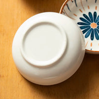 Japanese Style Ceramic Sauce Dishes Set - Creative Floral Dipping Bowls for Appetizers & Condiments