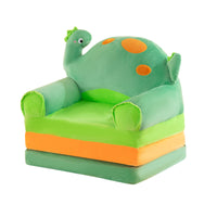 Cartoon Three-Layer Foldable Kids Sofa Chair, Kindergarten Toddler Nap Lounge Seat