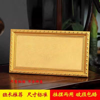 13.5x28cm Aluminum Alloy & Solid Wood Display Frame for Awards and Photos