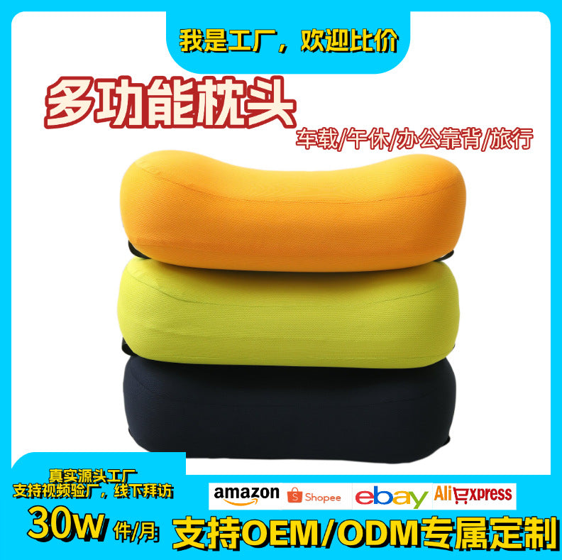 Memory Foam Travel Pillow for Neck and Back Support