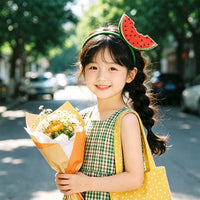 Funny Watermelon Headband for Kids and Adults - Fruit Hair Accessory for Parties, Performances, and Photo Props