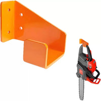 Heavy-Duty Chainsaw Wall Mount Storage Rack for Garage & Garden Tools