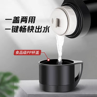 Fuguang Large Capacity Stainless Steel Insulated Water Bottle for Travel and Outdoor, 1.9L-2.2L