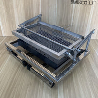 Portable Stainless Steel Flip BBQ Grill for Outdoor Camping and Home Use