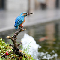 Creative Simulation Magpie Bird Ornament for Garden Bonsai Landscape Decoration