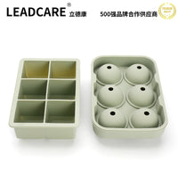 Silicone Ice Cube Tray and Sphere Mold Set for Home DIY Ice Making