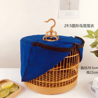 Thickened Bird Cage Cover Windproof Rainproof Light-Blocking Warm Cloth for Budgies Parakeets Cockatiels