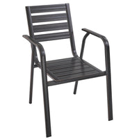 Outdoor Cast Aluminum Bistro Table and Chairs Set for Patio, Cafe, and Garden