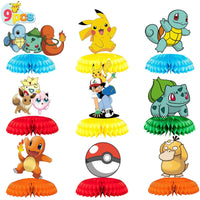 Pokemon Honeycomb Centerpiece Decorations for Birthday Parties and Events