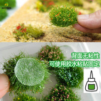 Miniature Flower Cluster Model for Dioramas and Scenery
