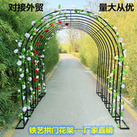 Metal Garden Arch Trellis for Climbing Plants, Roses, and Outdoor Wedding Decor