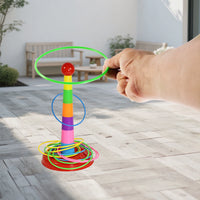 Ring Toss Game for Kids, Stacking Rings Toy, Parent-Child Kindergarten Activity Prop