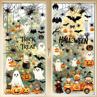 2026 Halloween Cartoon Window Clings for Festive Decoration