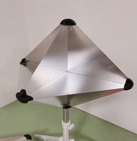 Aluminum Corner Reflector for Marine Vessels - Radar Reflector with Bracket, 12-24 Inch