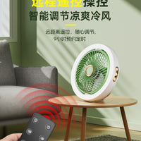 USB Rechargeable Clip-on Fan for Dormitory Bedside Tent Camping with Reading Light