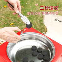 Disposable Portable Charcoal Grill Set for Outdoor BBQ