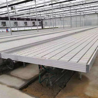 Ebb and Flow Rolling Bench for Greenhouse Cultivation, Multi-layer Seedbed for Farms