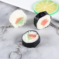 Realistic Japanese Sushi Food Keychain Charm