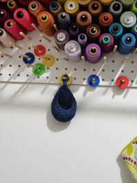 Solid Wood Pegboard Thread Holder for Sewing, Jewelry, and Craft Spools - Wall-Mounted Organizer Rack