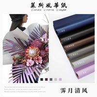 Solid Color Waterproof Floral Wrapping Paper for DIY Bouquets