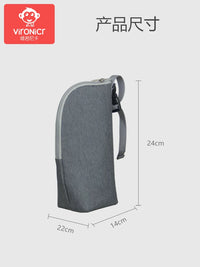 Vironicr Portable Insulated Baby Bottle Bag, Waterproof Milk Warmer Tote for Travel