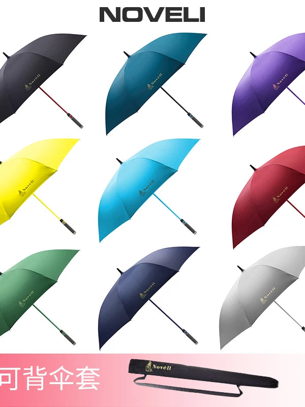 Noveli Blue Dragon Golf Umbrella Carbon Fiber Windproof Water-Repellent Long Handle