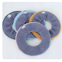 Knitted Toilet Seat Cover, Thickened Four-Season Toilet Pad with Handle, Household Toilet Seat Cushion Ring