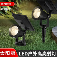 Solar Powered LED Landscape Spotlights Outdoor Waterproof Garden Lawn Wall Lights