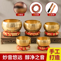 Tibetan Singing Bowl Set for Yoga Meditation and Sound Healing