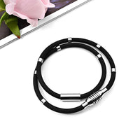 Negative Ion Silicone Magnetic Therapy Necklace for Energy Balance and Fatigue Relief