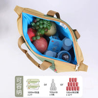 UCOLA Portable Insulated Cooler Bag for Lunch, Breast Milk, Outdoor Activities - Large Capacity, Thickened Design